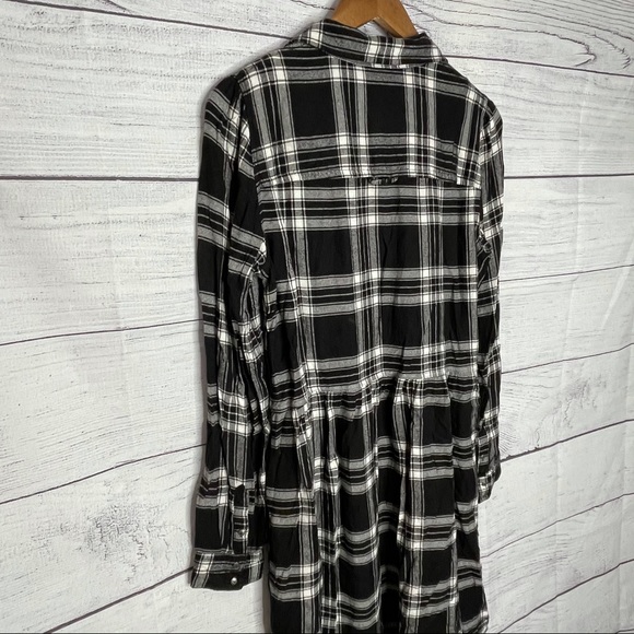 American Eagle outfitters black plaid dress M - Picture 9 of 10